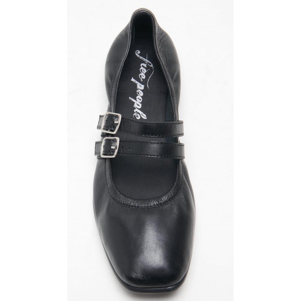 NEW FREE PEOPLE women's gemini ballet flats in black - Picture 6 of 7